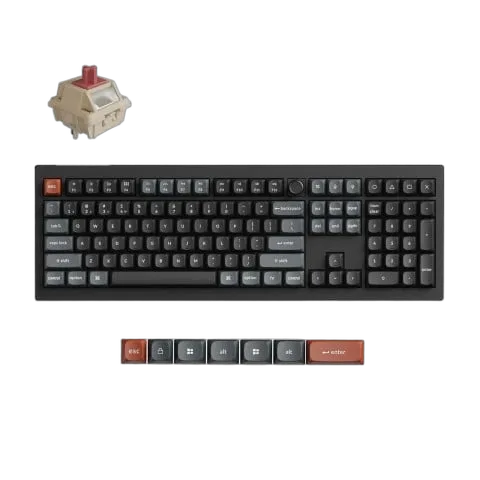 Keychron V6 Ultra 8K - Mécanique - Sans-Fil - RGB - Noir