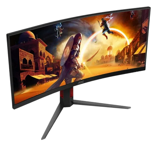 AOC CU34G4 - 34" CURVE UWQHD 180Hz Fast VA 0.5ms Adaptive Sync FreeSync Premium, vue 5
