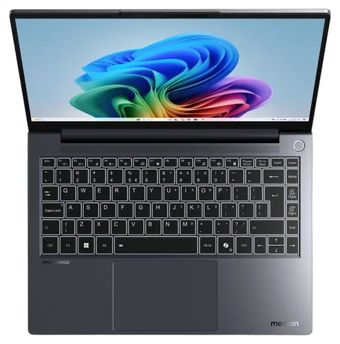 MEDION SPRCHRGD 14 S1 Elite - 14" 2.8K Qualcomm Snapdragon X1E-78-100 16Go 512Go W11, vue 5