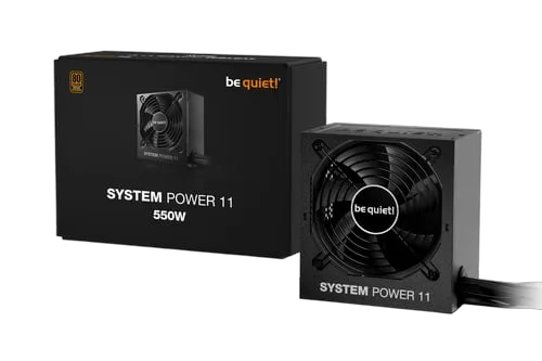 be quiet! ATX 550W - 80+ Bronze - System Power 11 Noir