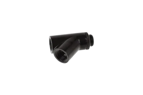 Alphacool Connecteur en Y 45° Noir - G1/4