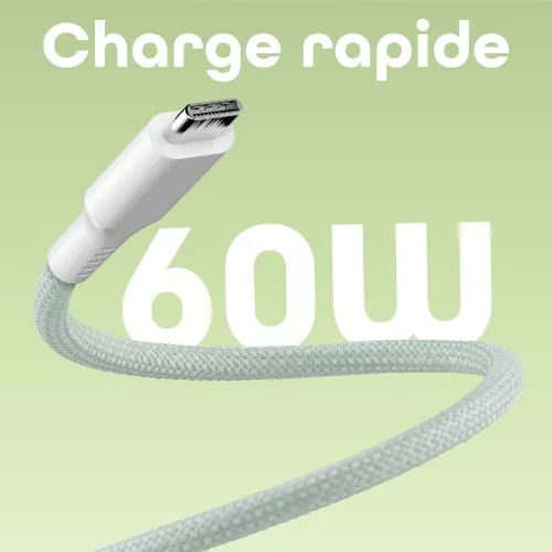 T'nB Câble USB-C vers USB-C - 1,5m - Vert, vue 3
