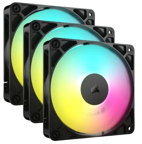 Corsair RS120 ARGB Triple Pack - Noir, vue 1