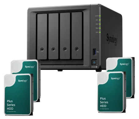 Synology DS425+ - 4 Baies avec 4 disques de 6To SATA III