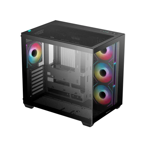 Deepcool CG530 4F Noir - MT/Sans Alim/ATX + MYSTIQUE 360 ARGB - Noir - 360mm