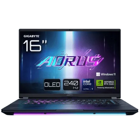 Gigabyte AORUS MASTER 16 BYHC5FRE65SP - 16" QHD+ OLED 240Hz Core Ultra 9 275HX RTX 5080 32Go 2To W11P