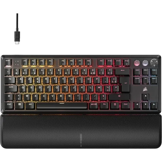 Corsair K70 PRO TKL - Magnétique - Filaire - RGB - Noir