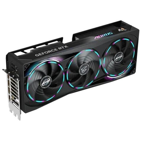 Gigabyte AORUS GeForce RTX 5080 MASTER 16G, vue 3