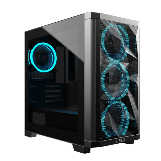 M.RED StarDust Mini Noir RGB - mT/sans alim./mATX-Seconde Vie, vue 1