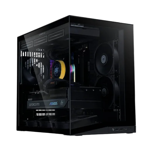 Lian-Li O11D Mini V2 Flow Noir - mT/Sans Alim/ATX