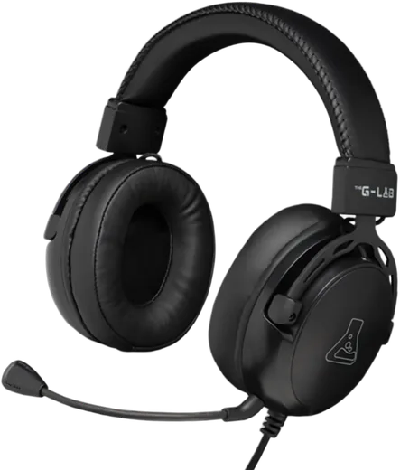 The G-LAB KORP-TITANIUM - Noir/Filaire/Stéréo