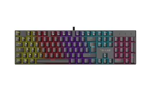 Keyz Radium - Full-Size/Membrane/Filaire/RGB/Noir