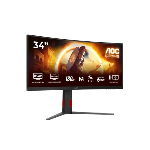 AOC CU34G4 - 34" CURVE UWQHD 180Hz Fast VA 0.5ms Adaptive Sync FreeSync Premium