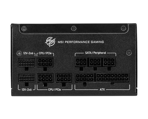 MSI ATX 1000W - 80+ Gold - MPG A1000GS PCIE5 Noir-Seconde Vie