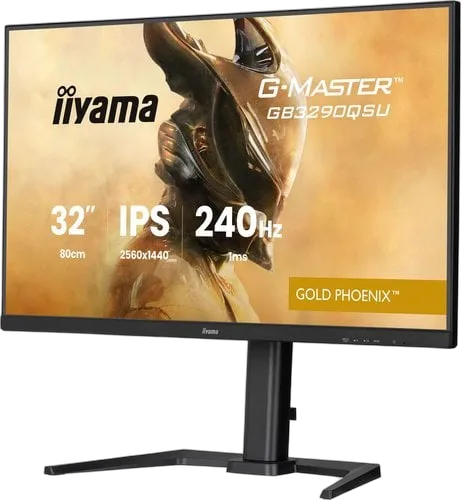 Iiyama GB3290QSU-B1 - 32" QHD 240Hz IPS 1ms FreeSync Premium, vue 5