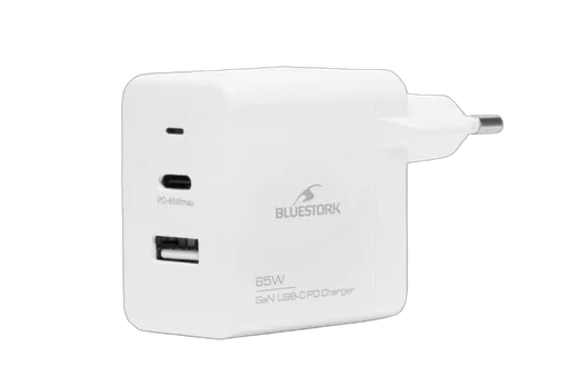 Bluestork 65W USB C - Blanc/Détachable, vue 3