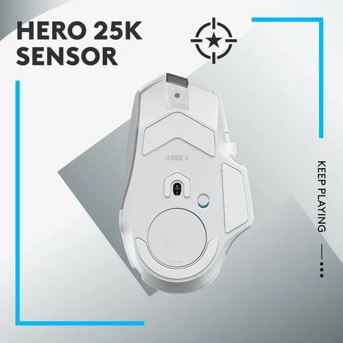 Logitech G502 X Lightspeed - Sans-Fil - Blanc, vue 5
