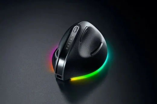 Razer Pro Click V2 Vertical - Sans-Fil - Gris
