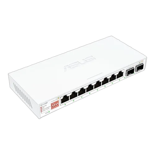 Asus QG-U1080 - Commutateur non géré 8 Ports 2,5G et 2 Ports 10G, vue 3