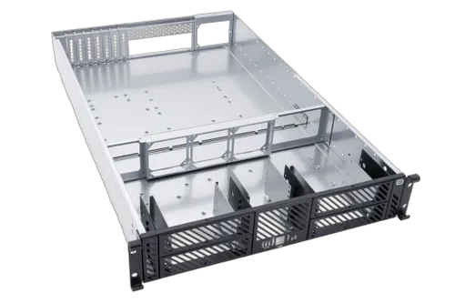 Alphacool Rack 2U ES - 19" - ServerRack - Watercooling Ready, vue 3