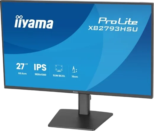 Iiyama XB2793HSU-B1 - 27" FHD 120Hz HP Pied réglable Pivot, vue 5