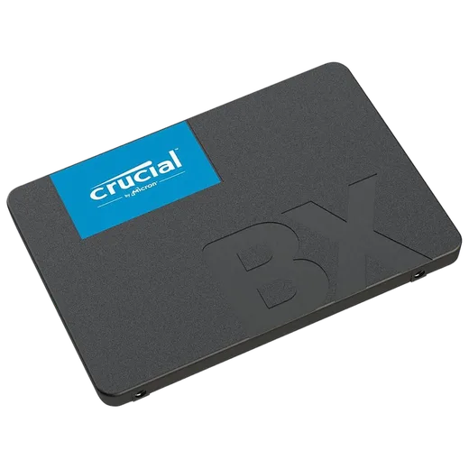 Crucial BX500 500Go SATA, vue 3