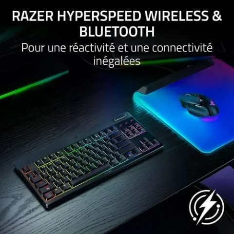 Razer BlackWidow V4 TKL LP HyperSpeed - Orange Switch-Seconde Vie