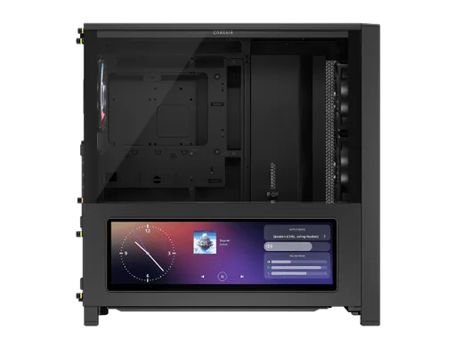Corsair FRAME 4000D LCD RS ARGB Noir - MT/Sans Alim/E-ATX