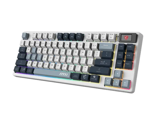 MSI Forge GK600 TKL - Mécanique - Sans-Fil - RGB - Sky