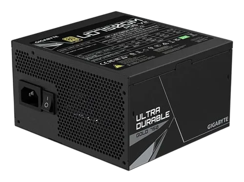 Gigabyte ATX 3.1 750W - 80+ GOLD - UD750GM PCIE 5.1, vue 4