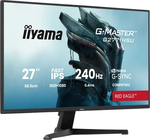 Iiyama G-Master G2771HSU-B1 - 27" FHD 240Hz Fast IPS 0.4ms G-Sync Adaptive Sync
