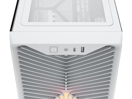 Corsair 3200D RS ARGB White - MT/Sans Alim/ATX, vue 8
