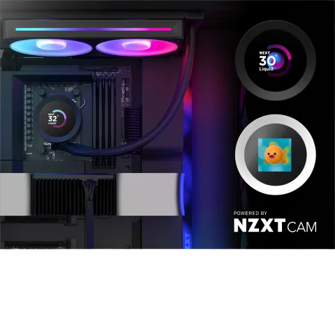 NZXT Kraken Plus 240 RGB - 240mm - Noir, vue 8