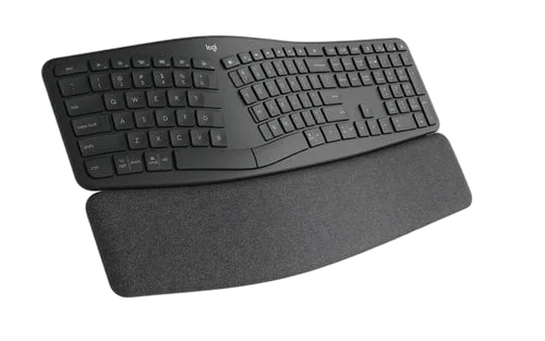 Logitech K860 for Business - Membrane - Sans-Fil - Graphite, vue 2