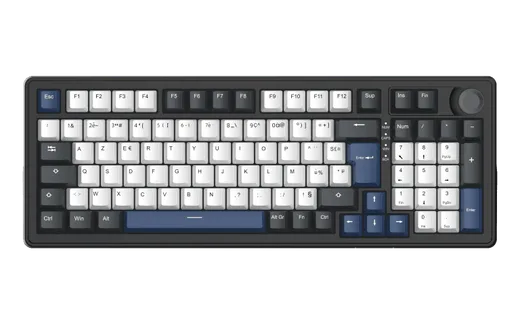 The G-LAB KEYZ ELITE 400 HE BB - Magnétique - Filaire - RGB - Noir/Bleu