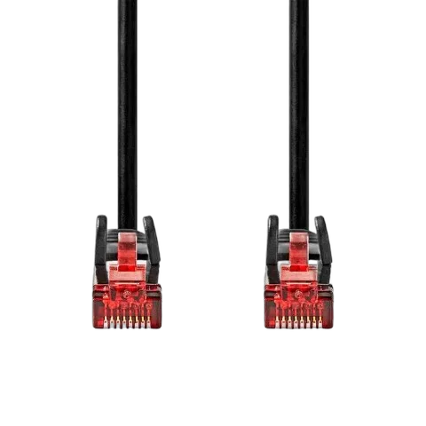 Nedis Câble RJ45 Cat6 U/UTP - 10m - Noir
