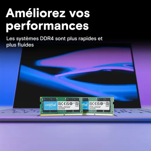 Crucial CT16G4SFRA32AT 16Go (1x16Go) SO-DDR4 3200MHz OEM-Seconde Vie