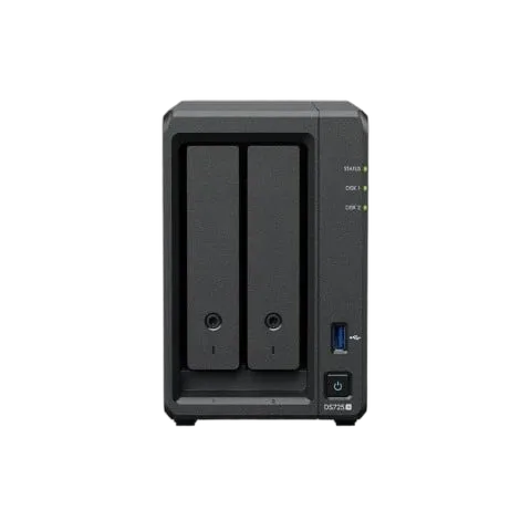 Synology DS725+ - 2 baies avec 2 disques de 4To RED Plus, vue 4
