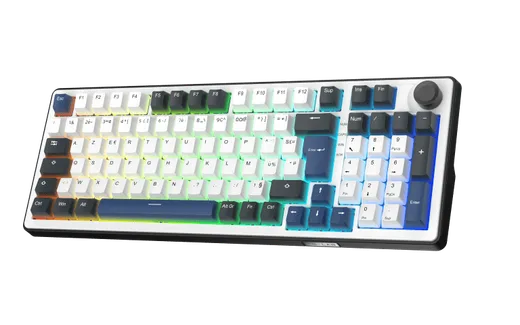 The G-LAB Keyz Elite 400 HE BW - Magnétique - Filaire - RGB - Bleu/Blanc, vue 6
