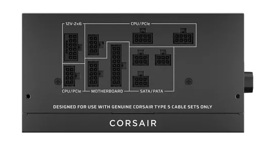 Corsair ATX 750W - 80+ Gold - RM750X Shift Noir, vue 8