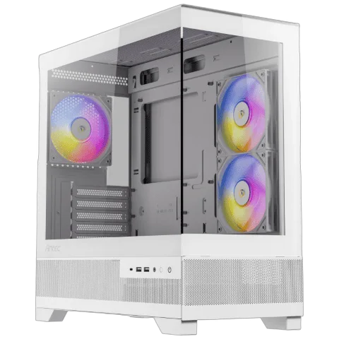 Antec CX500M ARGB - mT/Sans Alim/Micro-ATX - Blanc