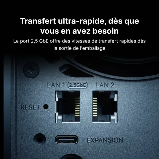 Synology DS925+ - 4 Baies (compatible disques tiers), vue 8