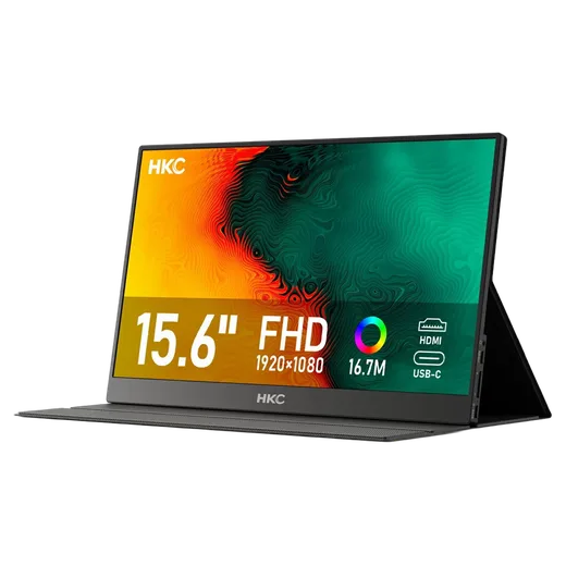 HKC V16 - 15.6" FHD 2x USB-C HDMI HP avec Cover