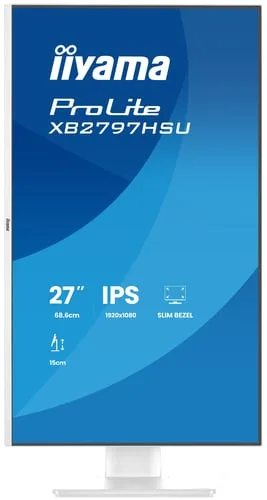 Iiyama Prolite XB2797HSU-W1 - 27" FHD 120Hz IPS 1ms Pivot Adaptive Sync