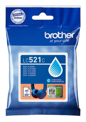 Brother Cartouche d'encre LC521C - Cyan