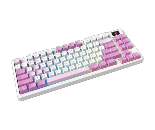 MSI Forge GK600 TKL - Mécanique - Sans-Fil - RGB - Violet, vue 3