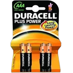 Duracell Lot de 4 Piles Alcaline 1,5V LR03