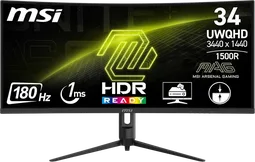 MSI MAG 342CQR E2 - 34"CURVE UWQHD 180Hz VA 4ms AdaptiveSync