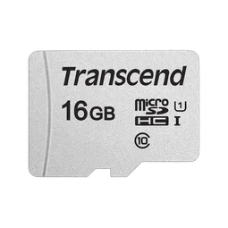 Transcend Micro SDHC 16Go Class 10 + Adapt TS16GUSD300S-A