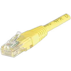 Cordon Cat 6, 4P Moule 2.00 m F/UTP Jaune